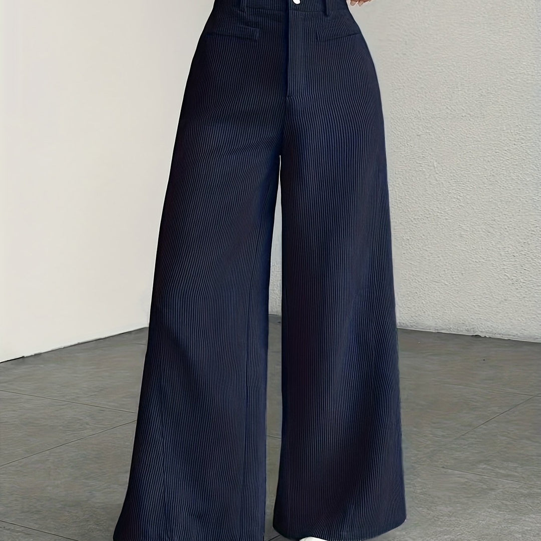 Deborah | High Waisted Wide Leg Pants