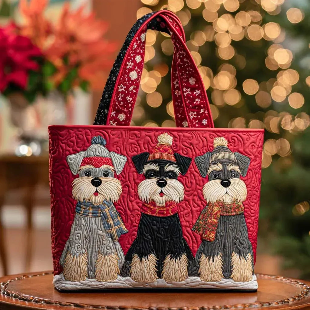 Artisanal Bag | Trio of Schnauzers