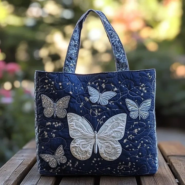 Artisanal Bag | Silver Butterfly