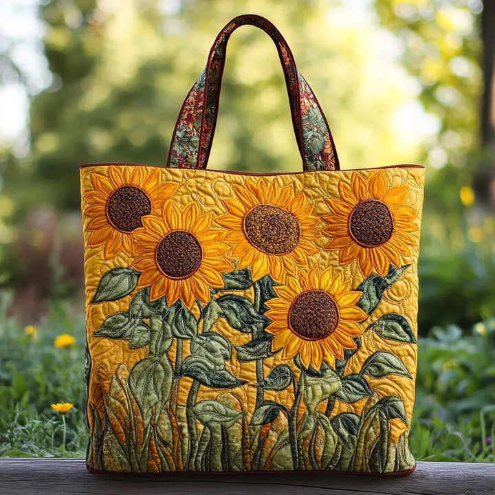 Classic Quilted Bag | Sunflowers