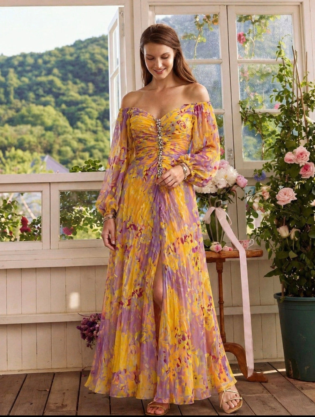 Rachel | Elegant Dress with V-Neck