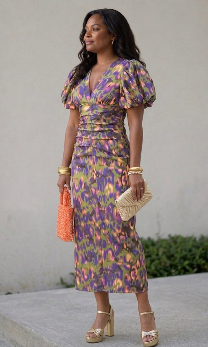 Eleanor | Dress with Puff Sleeves