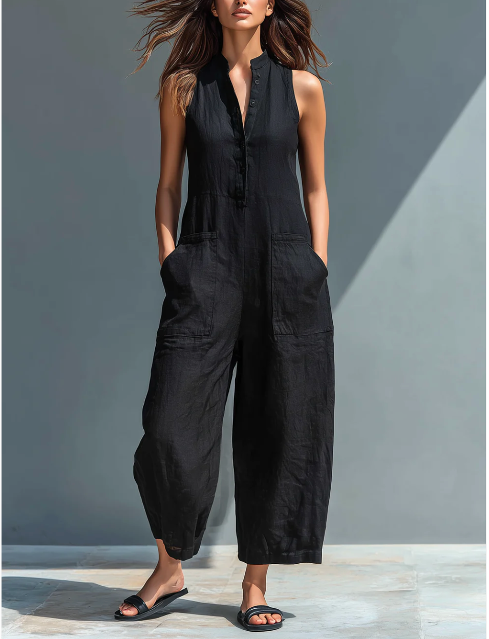Ariana | Sleeveless Minimalist Jumpsuit