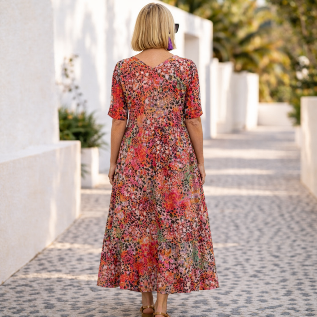 Joan | Midi Dress -– Effortless Comfort, Everyday Confidence