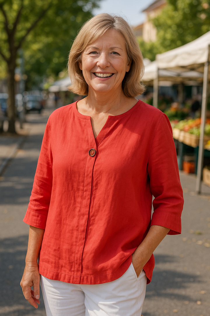Simone | Blouse Light Flattering Made For Real Women