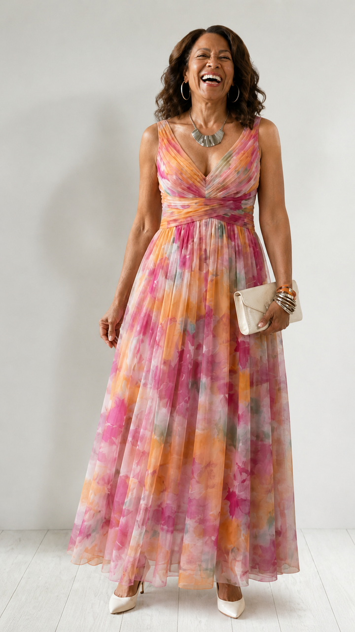 Brooklyn | Soft Wrap Maxi Dress
