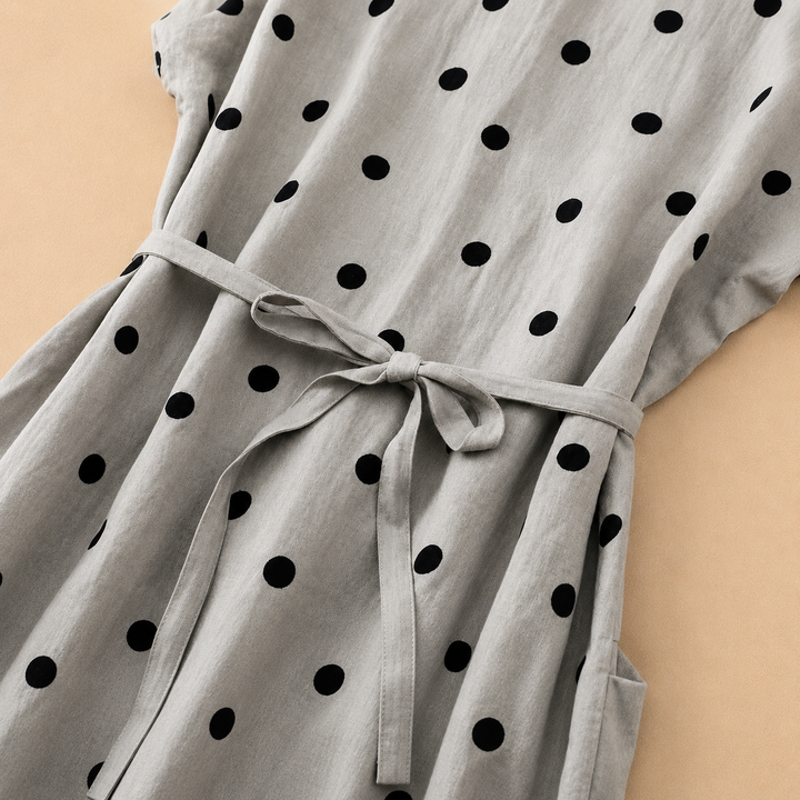 Amelie | Polka Dot Midi Dress