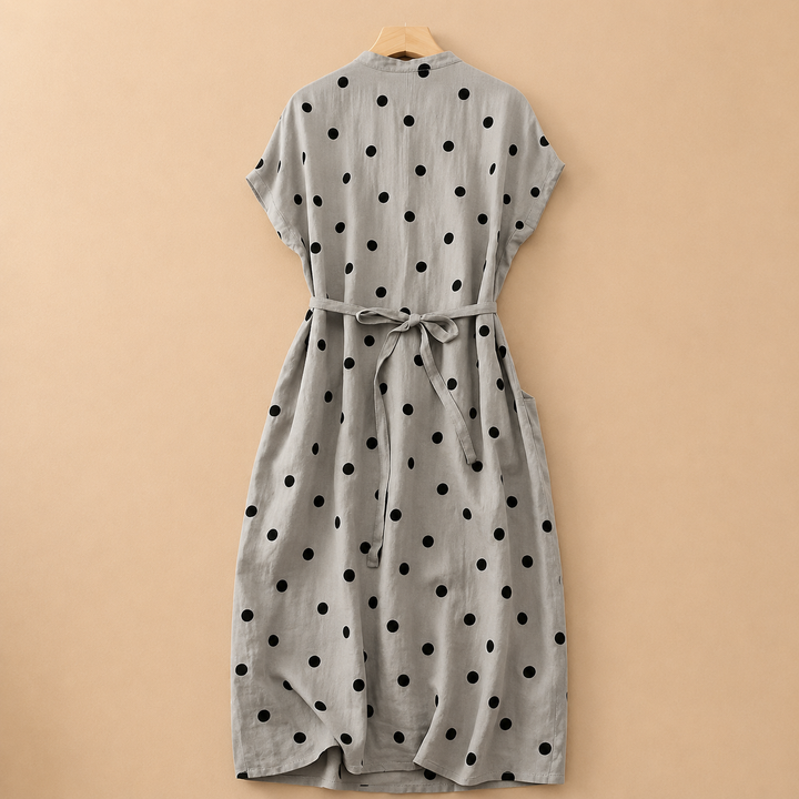 Amelie | Polka Dot Midi Dress