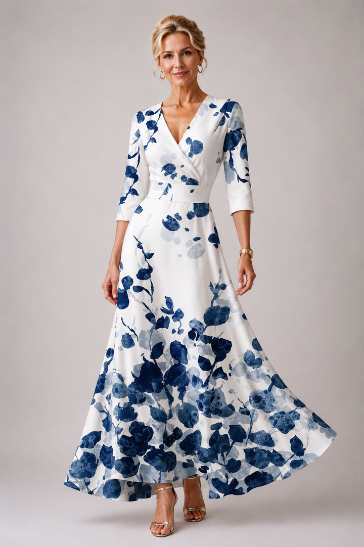 Lily | Chic Dress with Floral Print