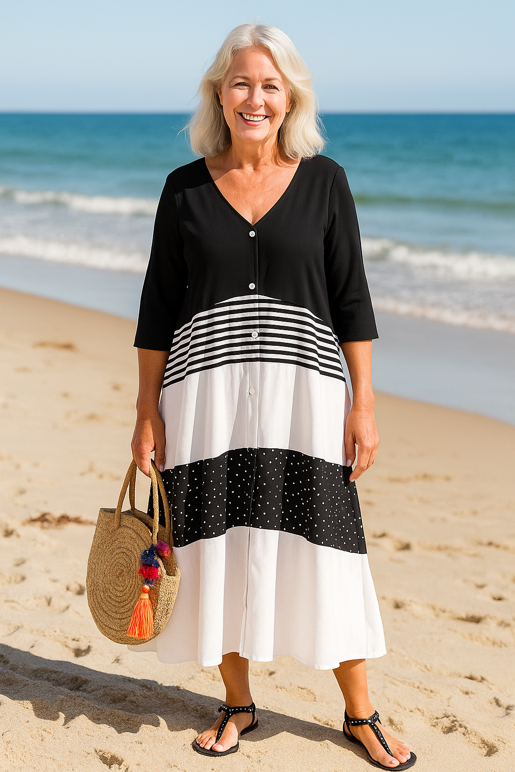 Alenya | Everyday Grace Midi Dress Effortless Comfort Timeless Confidence