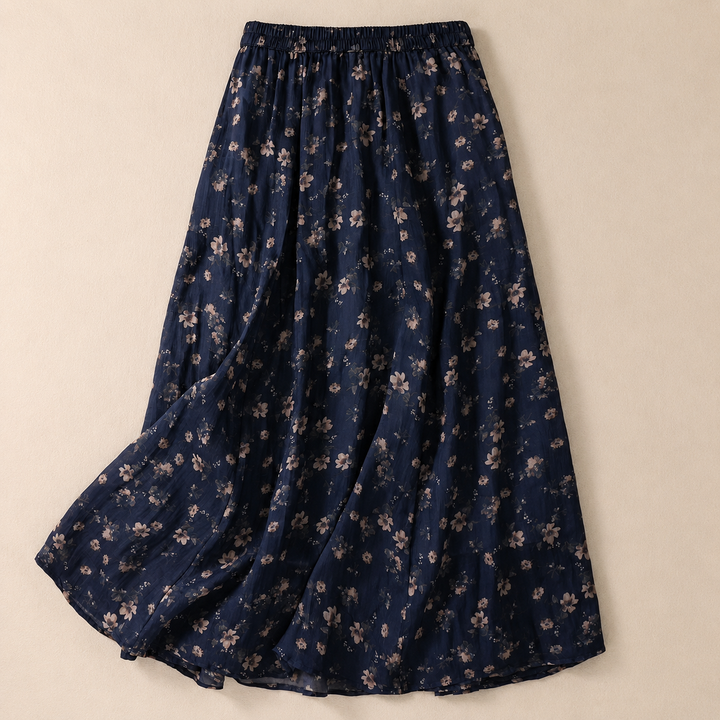 Joanne | Cotton Linen Maxi Skirt
