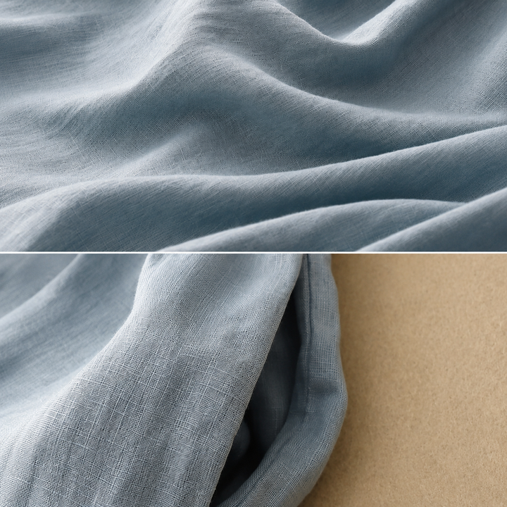Lilia | Cotton Linen Midi Dress
