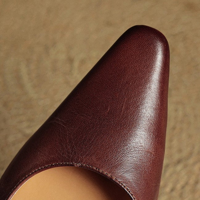 Arlise | Leather Slingback Pumps