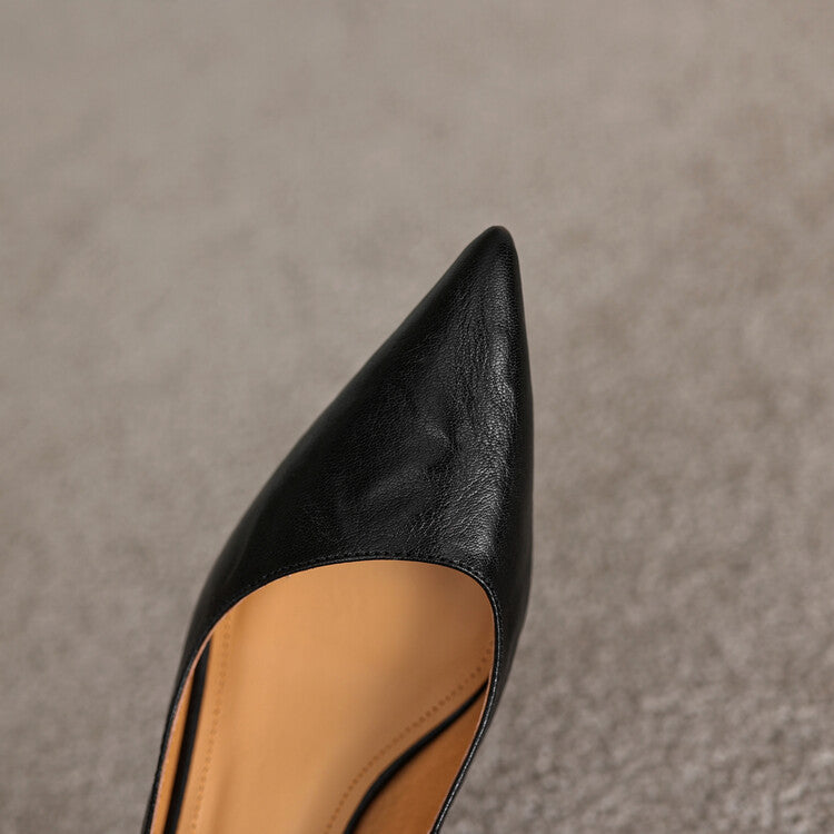 Verrine | Leather Low Pumps