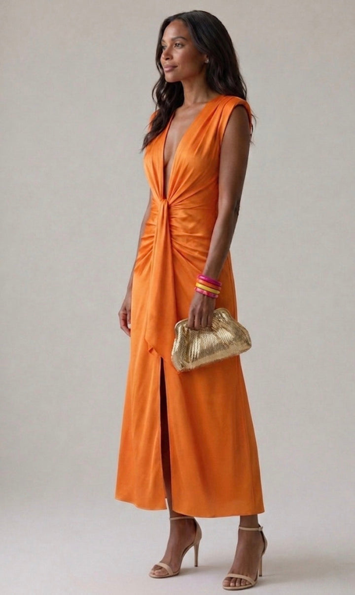 Adeline | Elegant Pleated Dress