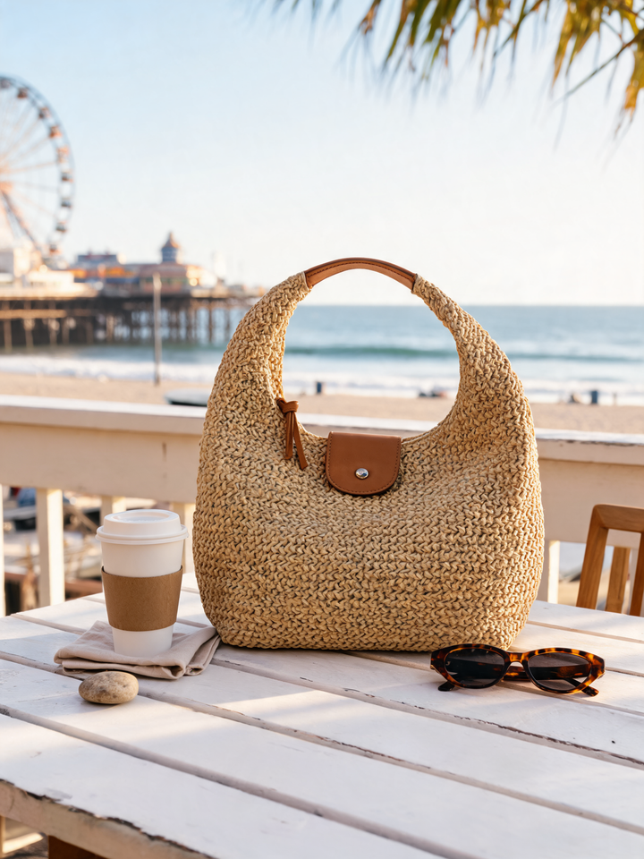 Florence | Handwoven Raffia Tote