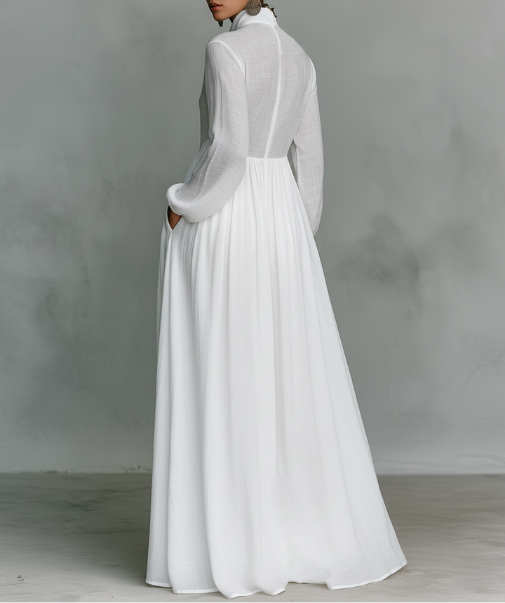 Kinsley | Flowy Front-Button Maxi Dress