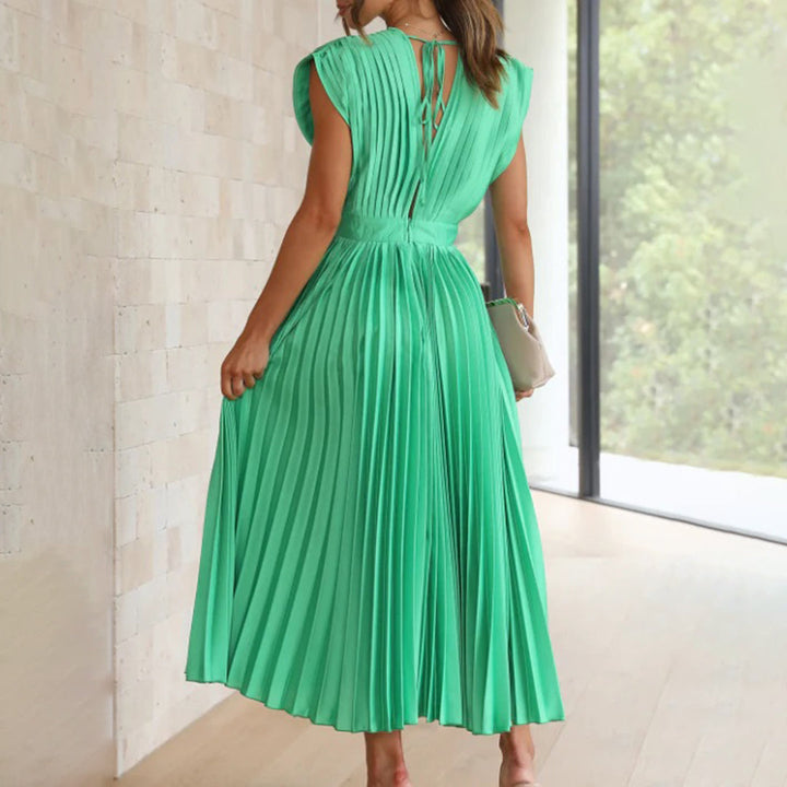 Genevieve | Timeless Pleated Midi Dress