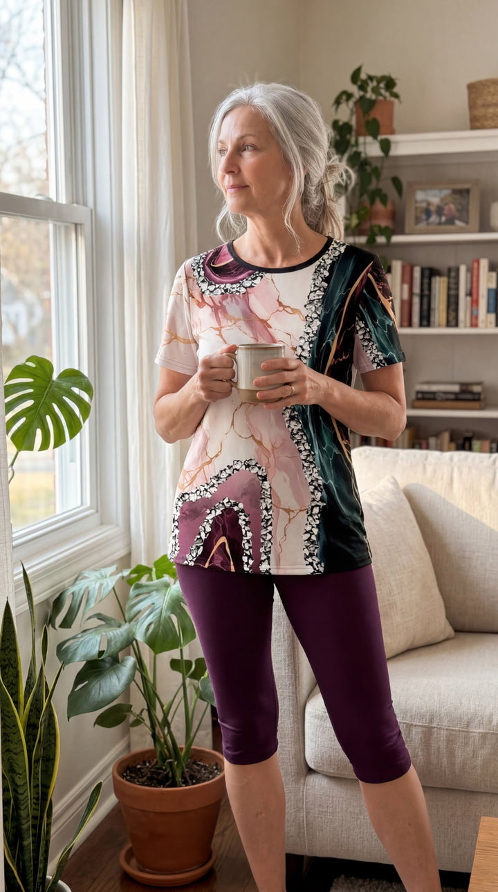 Eva | Botanical Print Stretch Set