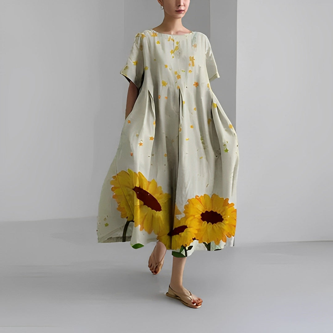 Britney | Boho Floral Spring Dress