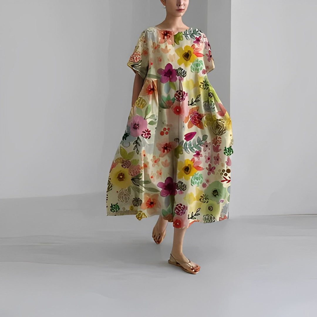 Britney | Boho Floral Spring Dress