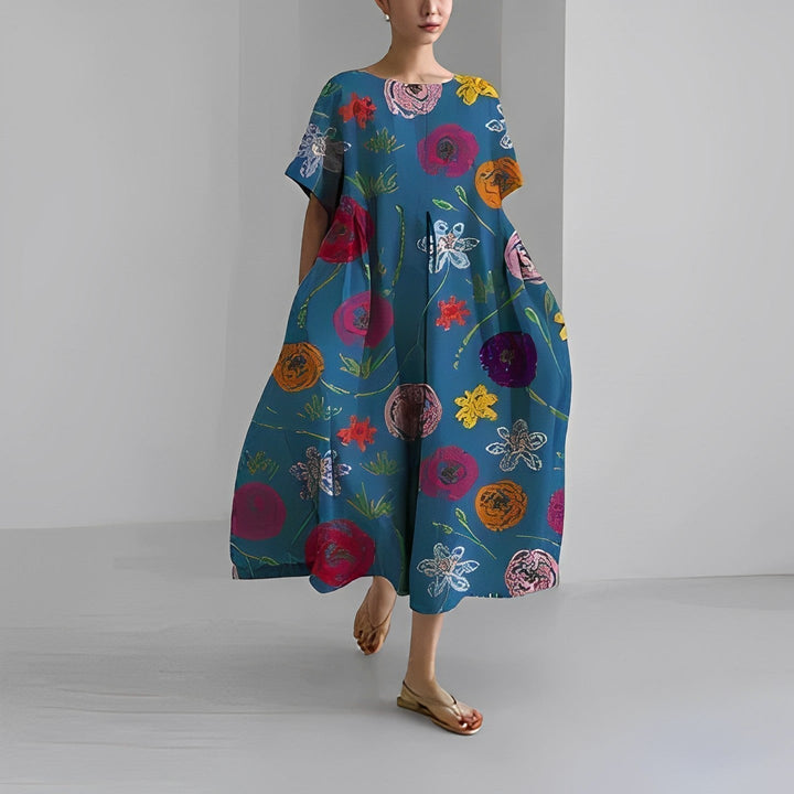Britney | Boho Floral Spring Dress