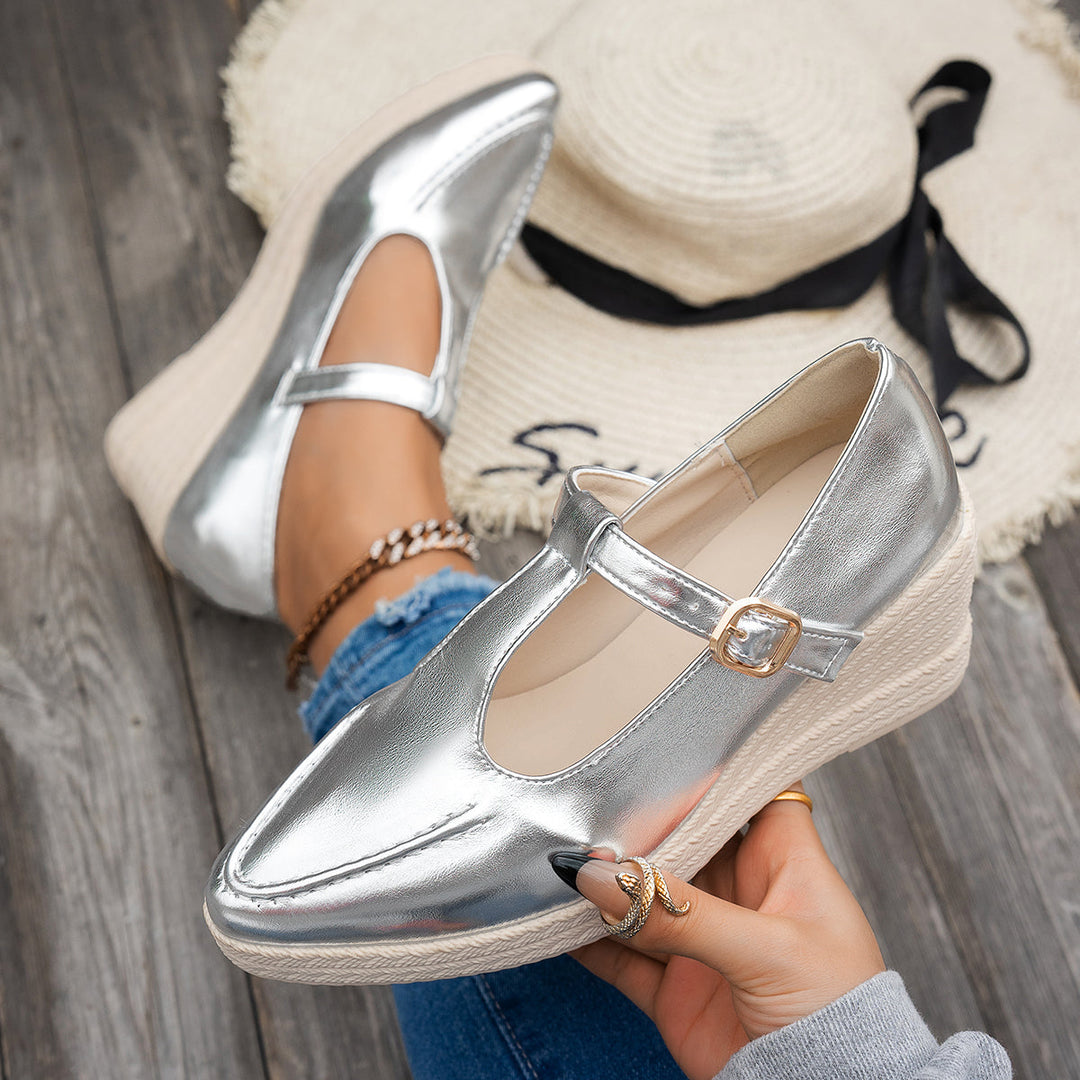 Vera | Round Wedge Heels