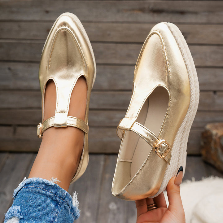 Vera | Round Wedge Heels