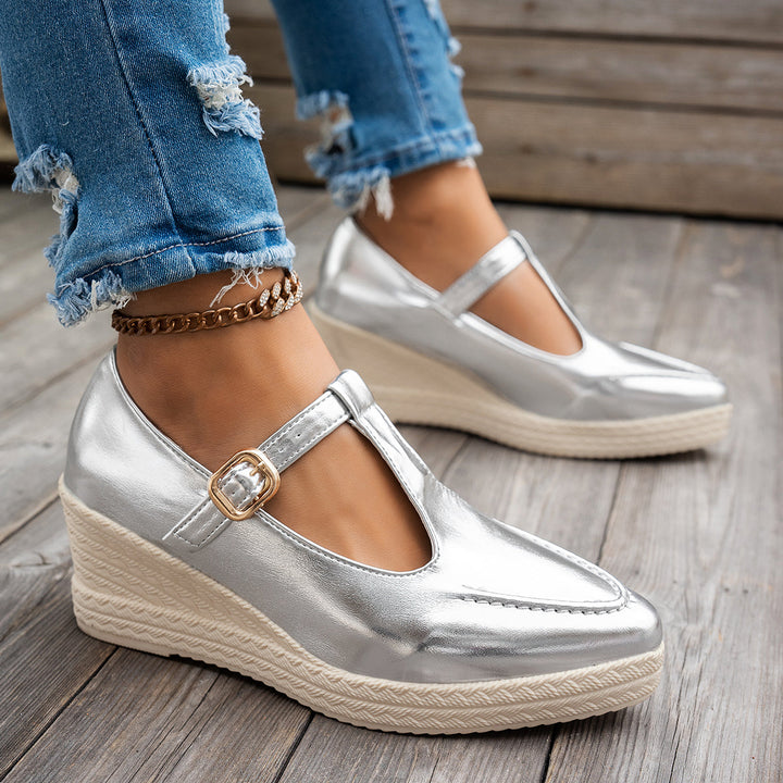 Vera | Round Wedge Heels