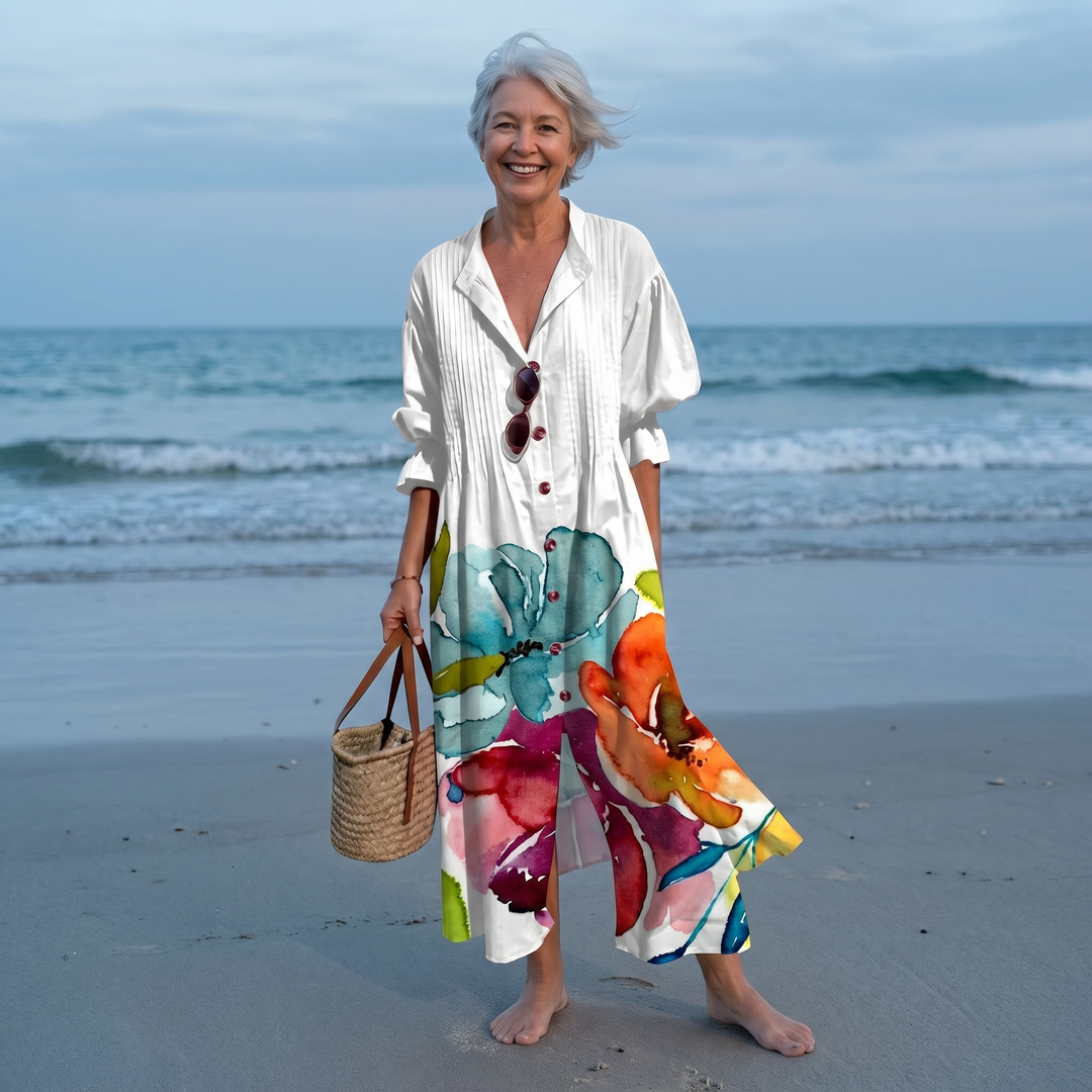 Lila | Radiant Bloom Maxi Dress