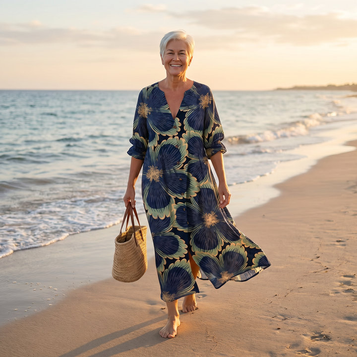 Lila | Radiant Bloom Maxi Dress