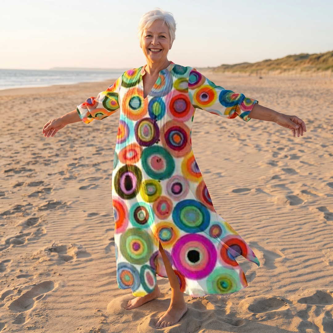 Lila | Radiant Bloom Maxi Dress