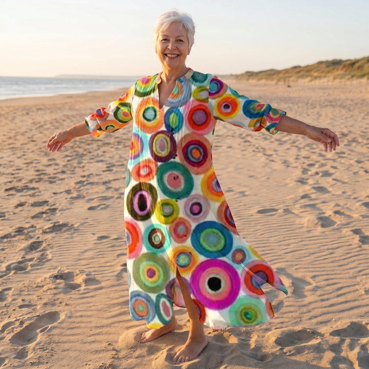 Lila | Radiant Bloom Maxi Dress