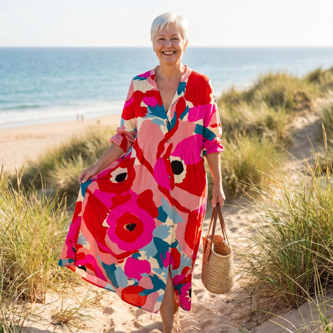 Lila | Radiant Bloom Maxi Dress