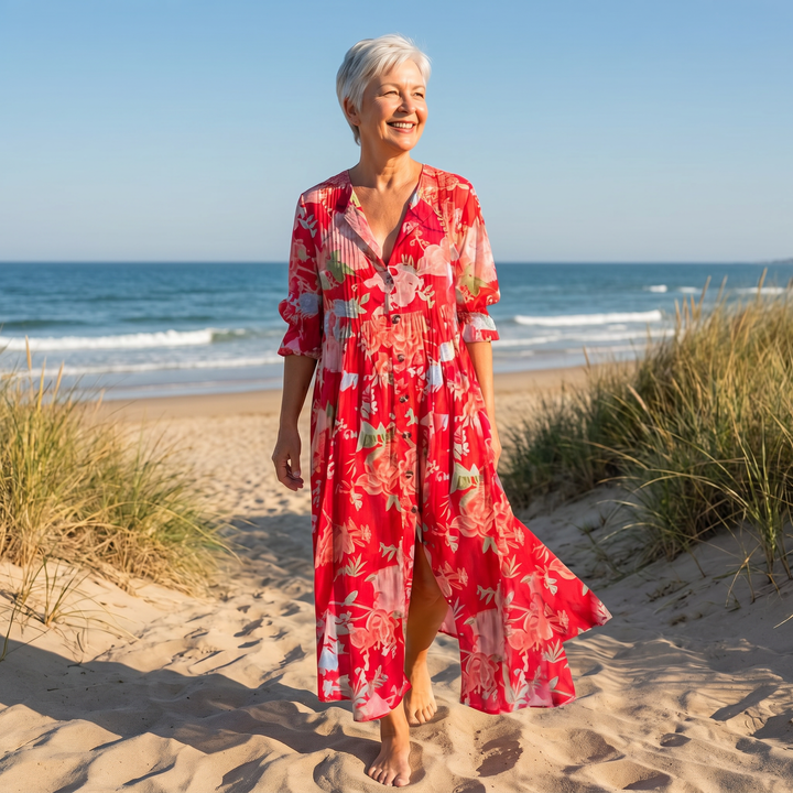 Lila | Radiant Bloom Maxi Dress