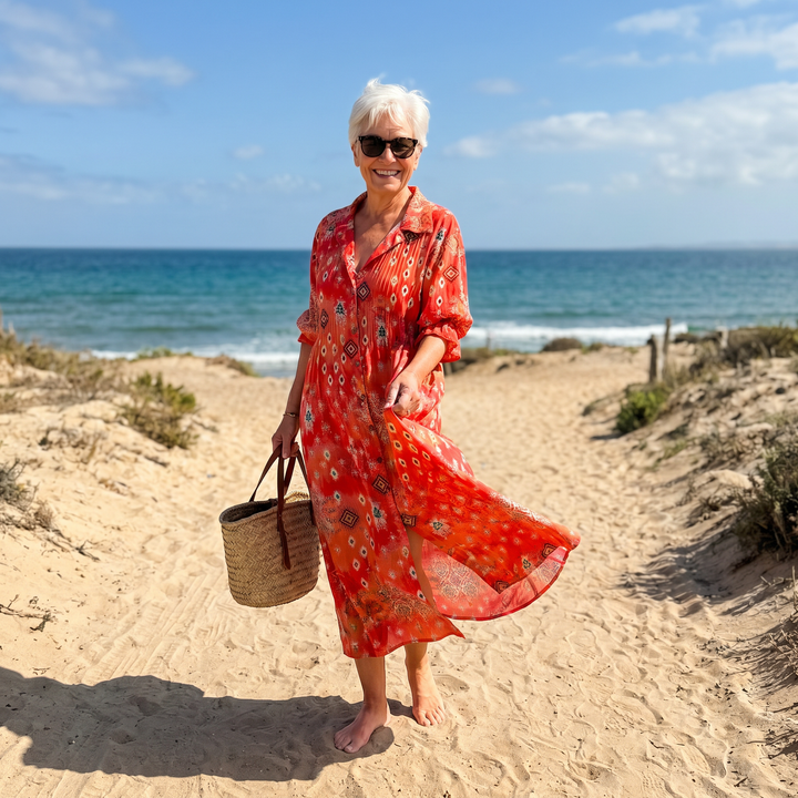Lila | Radiant Bloom Maxi Dress