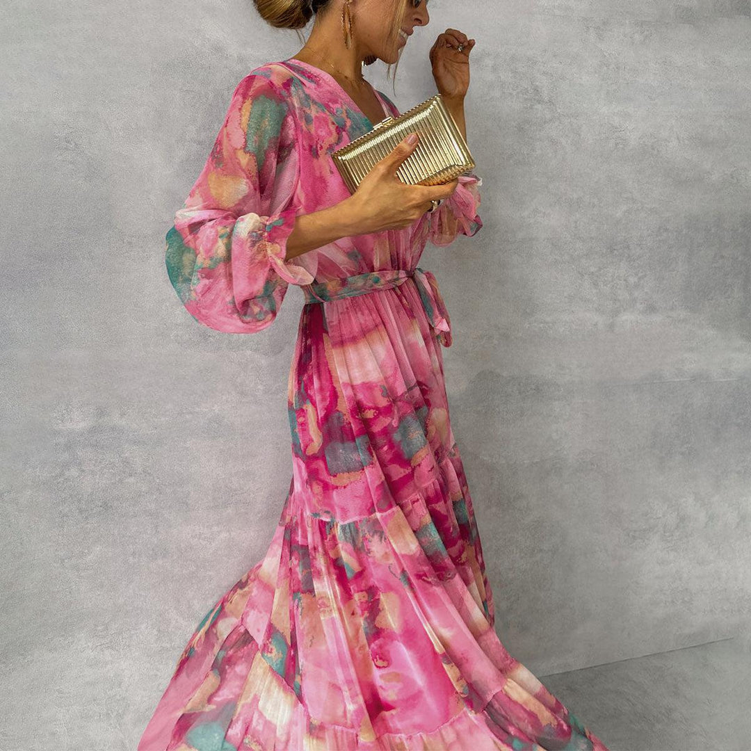 Alexis | Wrap Dress with Floral Print