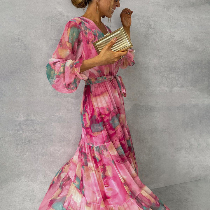 Alexis | Wrap Dress with Floral Print