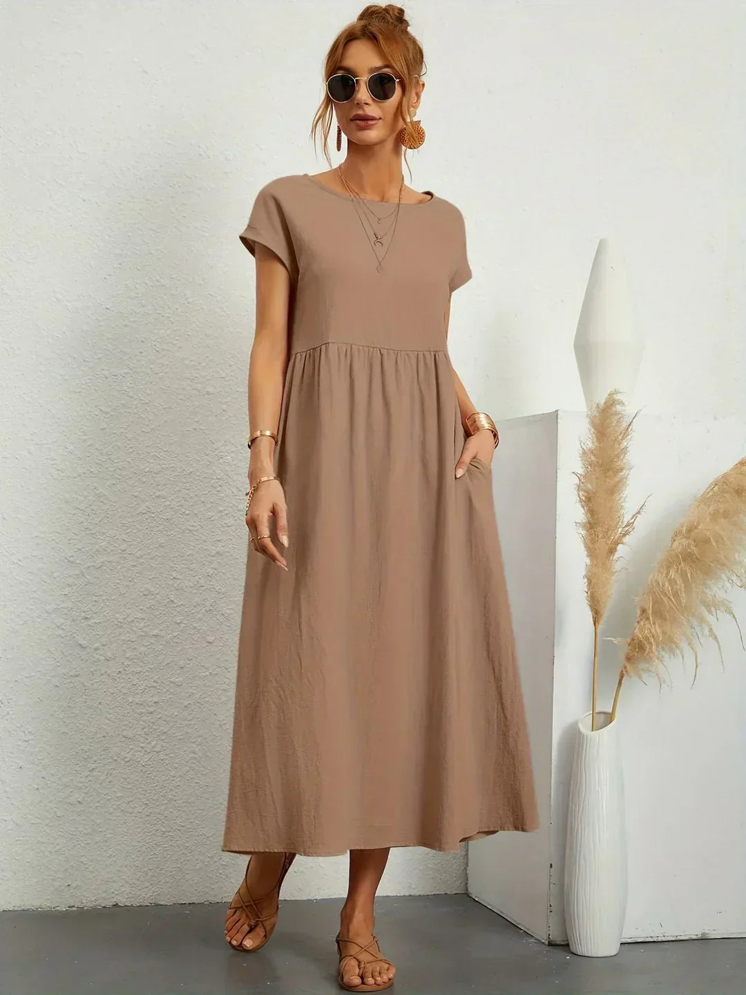 Ursina | Fluid Midi Dress