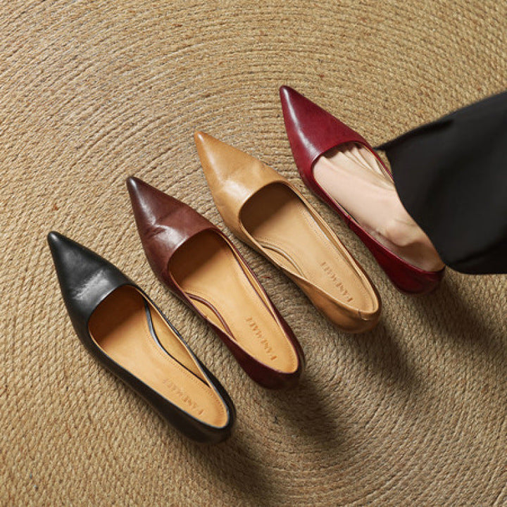 Serane | Leather Heels