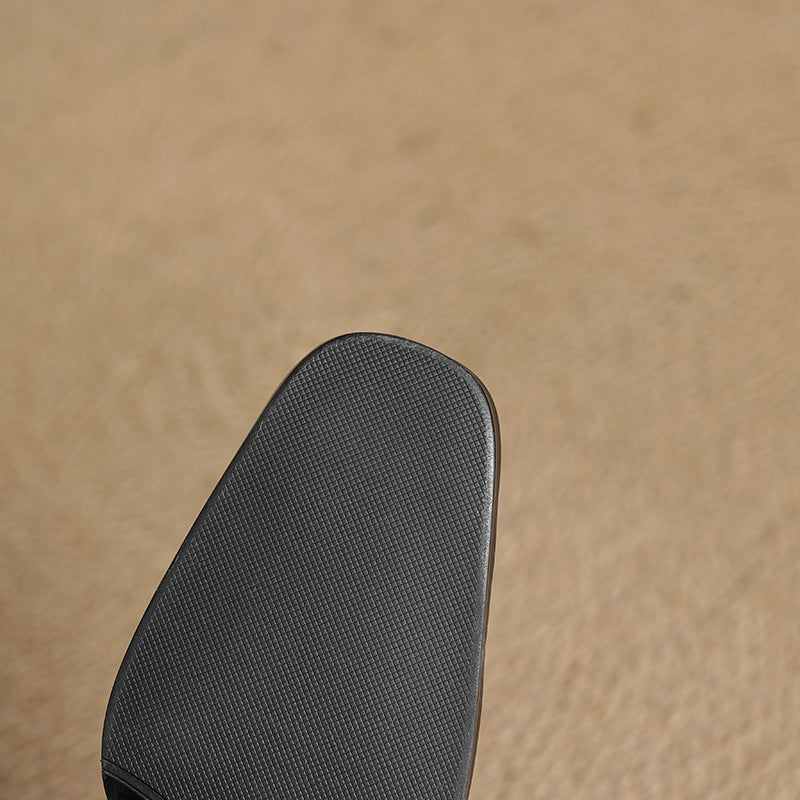 Elviera | Square Leather Pumps