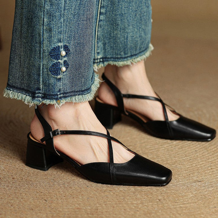 Valenne | Leather Heels