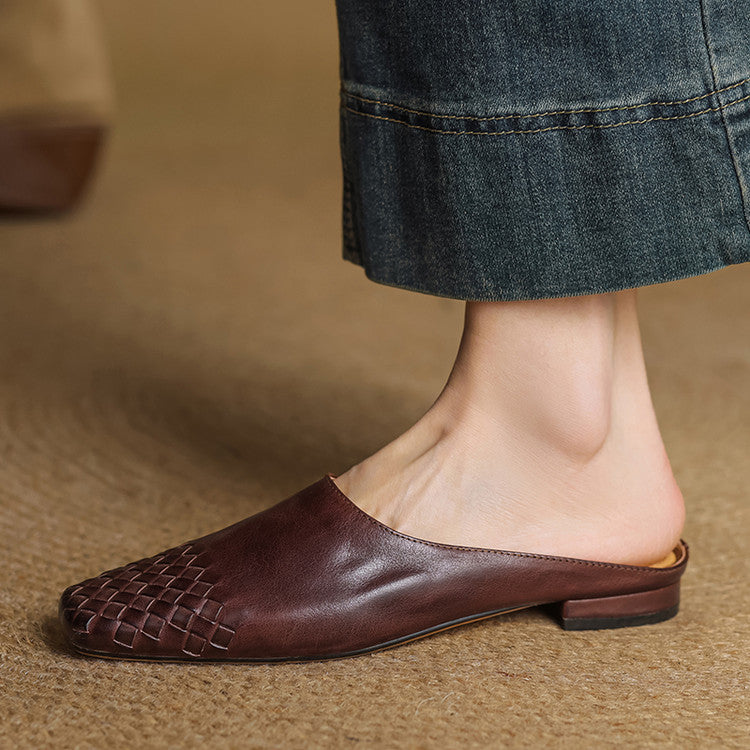 Viola | Genuine Leather Mules