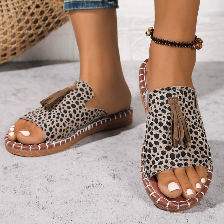 Juliette | Orthopedic Elegant Tassel Slippers