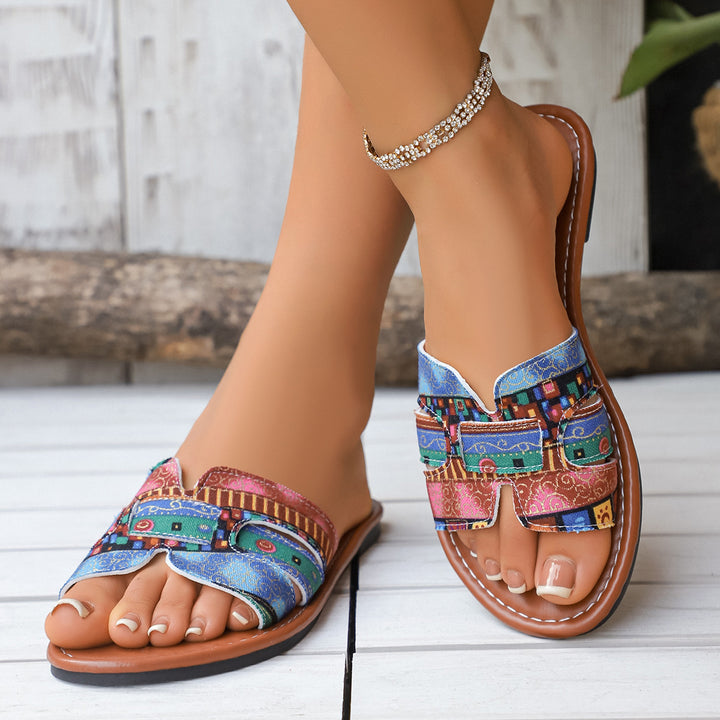 Delilah | Orthopedic Colorful Slippers