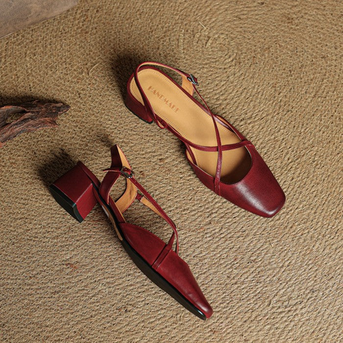 Valenne | Leather Heels