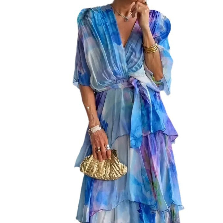 Aubrey | Layered Floral Sun Dress