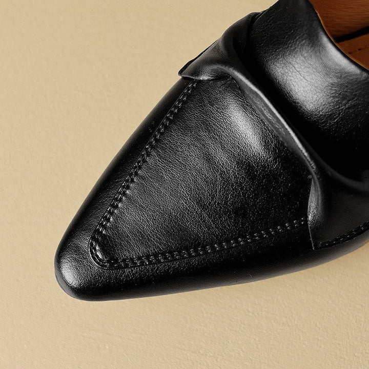 Marloe | Pointed Leather Mules