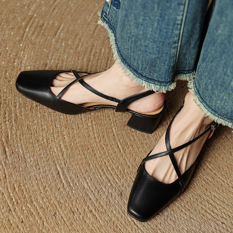 Valenne | Leather Heels