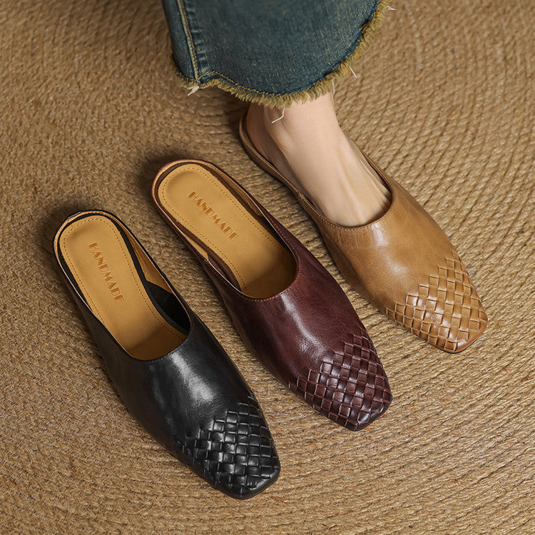 Viola | Genuine Leather Mules
